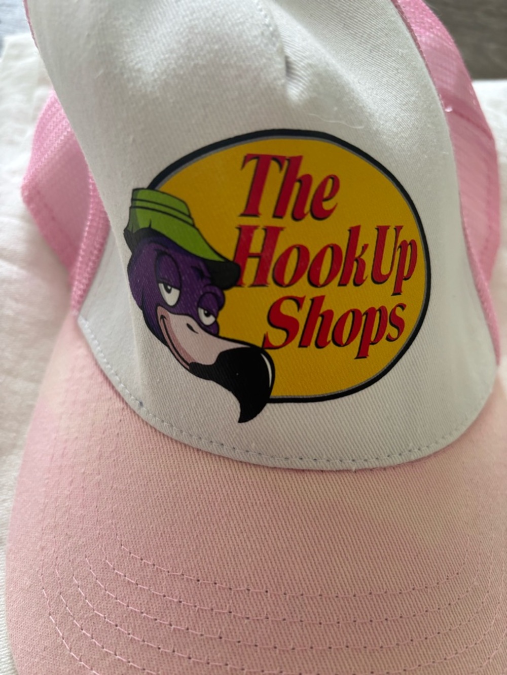 The HookUp Shops Pink & White Trucker Hat